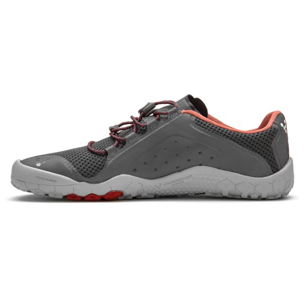 Vivobarefoot Primus Trail FG - Womens Trail Running Shoes - Dark Gull/Grey