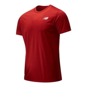 New Balance Sport Tech Mens Training T-Shirt - Garnet