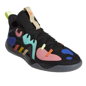 Adidas Harden Stepback 2 - Mens Basketball Shoes - Core Black/Yellow/Acid Mint