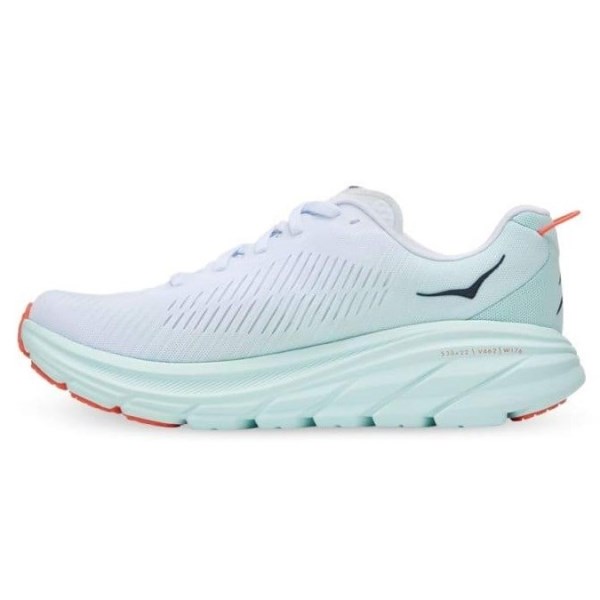 Hoka Rincon 3 - Womens Running Shoes - White/Blue Glass