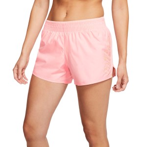 Nike 10K Glam Graphic Womens Running Shorts - Pink/Metallic Gold