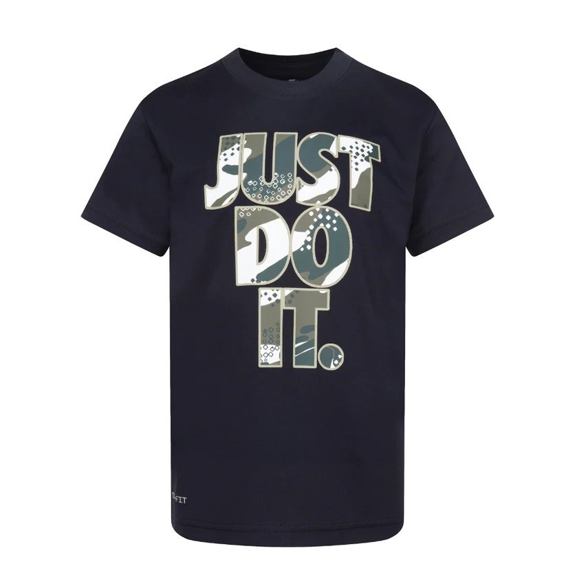 Nike Sportswear Just Do It Club Kids Boys T-Shirt - Black | Sportitude