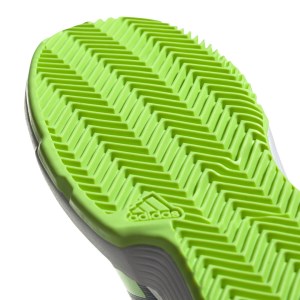 Adidas CourtJam XJ - Kids Tennis Shoes - Tech Indigo/Signal Green/Footwear White