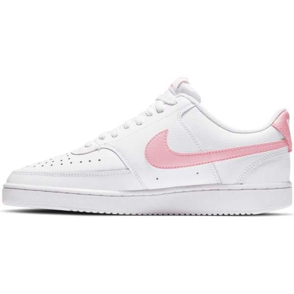 Nike Court Vision Low - Womens Sneakers - White/Pink Glaze