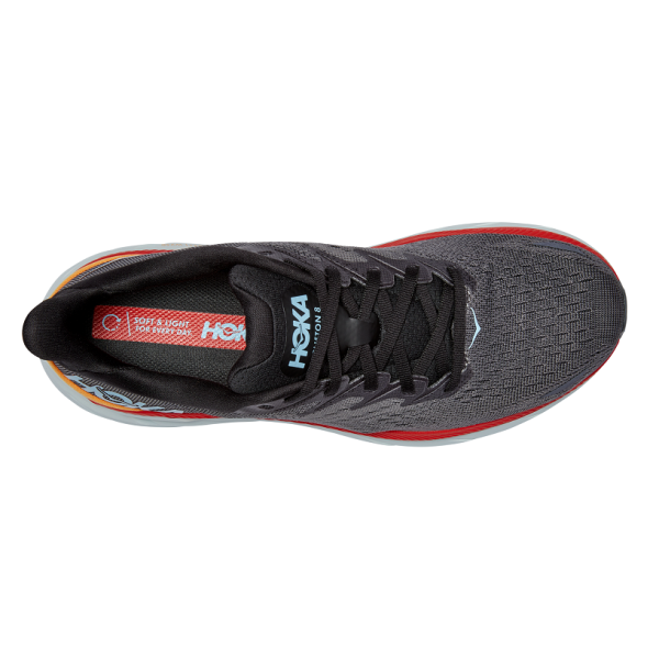 Hoka Clifton 8 - Mens Running Shoes - Anthracite/Castlerock