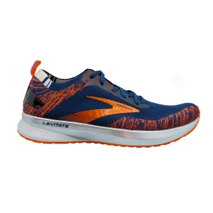 Brooks Levitate 4 - Mens Running Shoes - Navy/Orange