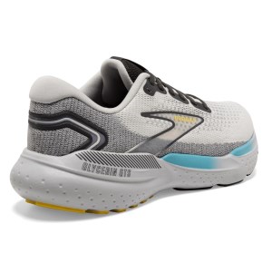 Brooks Glycerin GTS 21 - Mens Running Shoes - Coconut/Forged Iron/Yellow