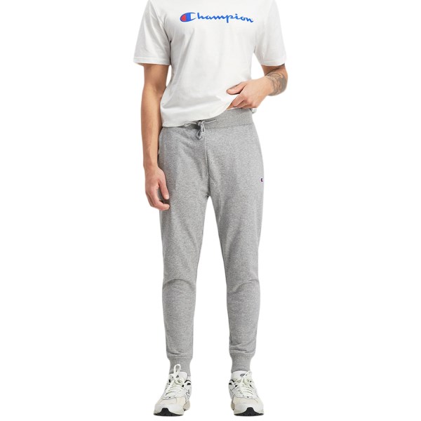 Champion Lightweight Terry Mens Track Pants - Oxford Heather