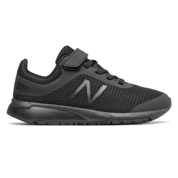 New Balance 455 v2 Velcro - Kids Running Shoes - Triple Black