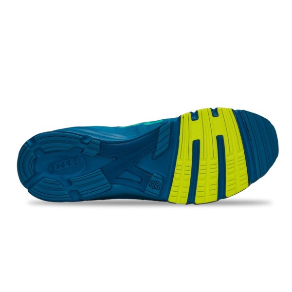 Salming EnRoute 3 - Mens Running Shoes - Blue/Safety Yellow