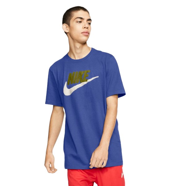 Nike Sportswear Brand Mark Mens T-Shirt - Astronomy Blue/Tent/White