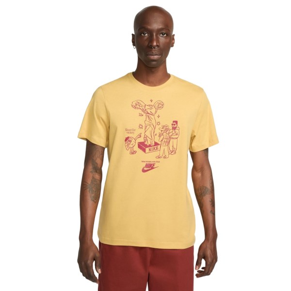 Nike Sportswear Art Is Sport Graphic Mens T-Shirt - Yellow