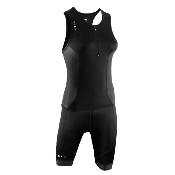 Sub4 Action Womens BLACK Triathlon Singlet & Shorts - 2 Piece Set - Black