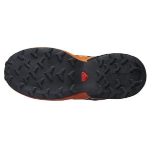 Salomon Speedcross J - Kids Trail Running Shoes - Wrought Iron/Black/Vibrant Orange