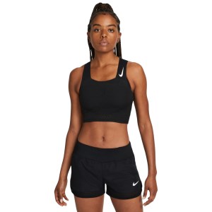 Nike Dri-Fit ADV AeroSwift Womens Racing Crop Top - Black/White