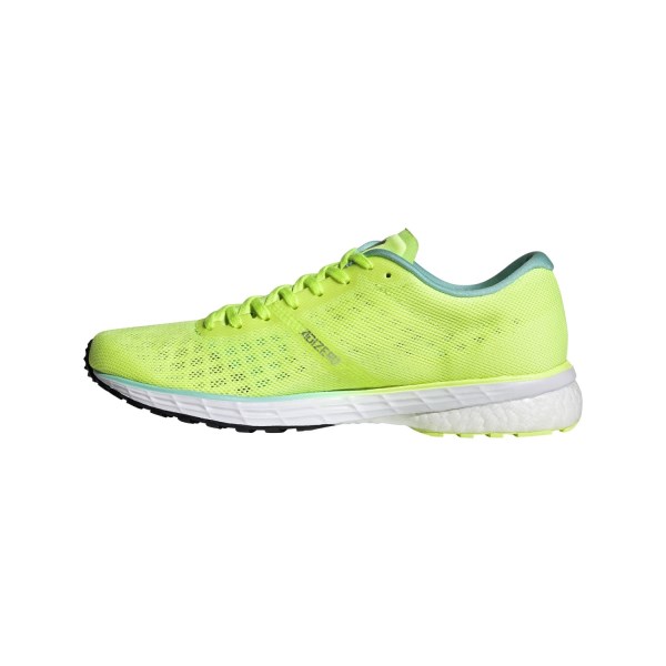Adidas Adizero Adios 5 - Womens Running Shoes - Hi-Res Yellow/Crew Navy/ Clear Aqua