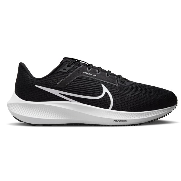 Nike Air Zoom Pegasus 40 - Mens Running Shoes - Black/White