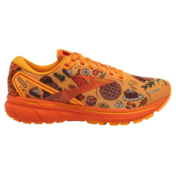 Brooks Ghost 14 - Womens Running Shoes - Citrus/Gold Flame/Orangeade