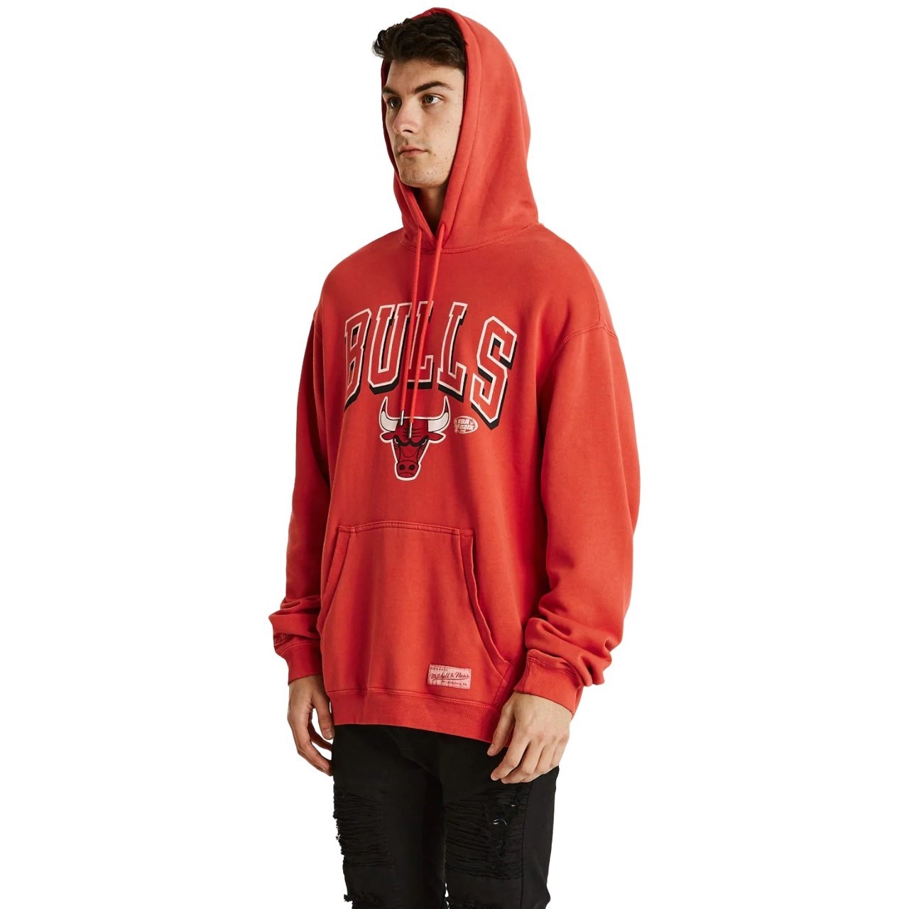 Mitchell & Ness - Miami Dolphins Vintage Arch Crop Hoodie in Faded