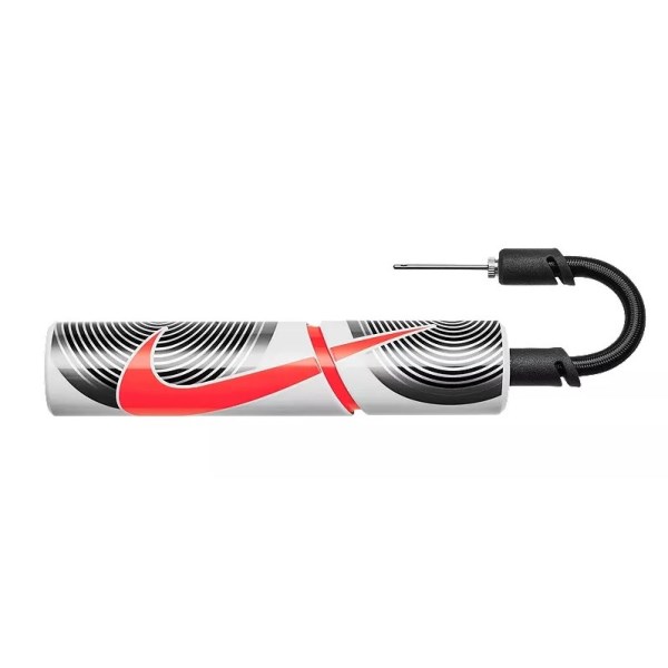 Nike Essential Ball Pump - White/Black/Bright Crimson