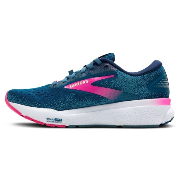 Brooks Ghost 16 GTX - Womens Running Shoes - Peacoat/Raspberry/Apricot