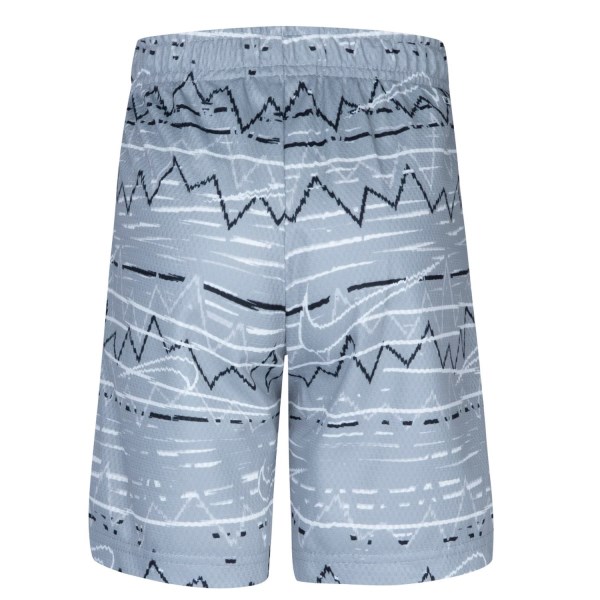 Nike Dri-Fit Be Real All Over Print Kids Boys Training Shorts - Wolf Grey