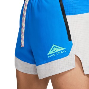 Nike Dri-Fit Flex Stride Mens Trail Running Shorts - Grey/Blue