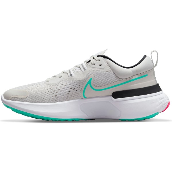 Nike React Miler 2 - Mens Running Shoes - Platinum Tint/Dynamic Turq/White
