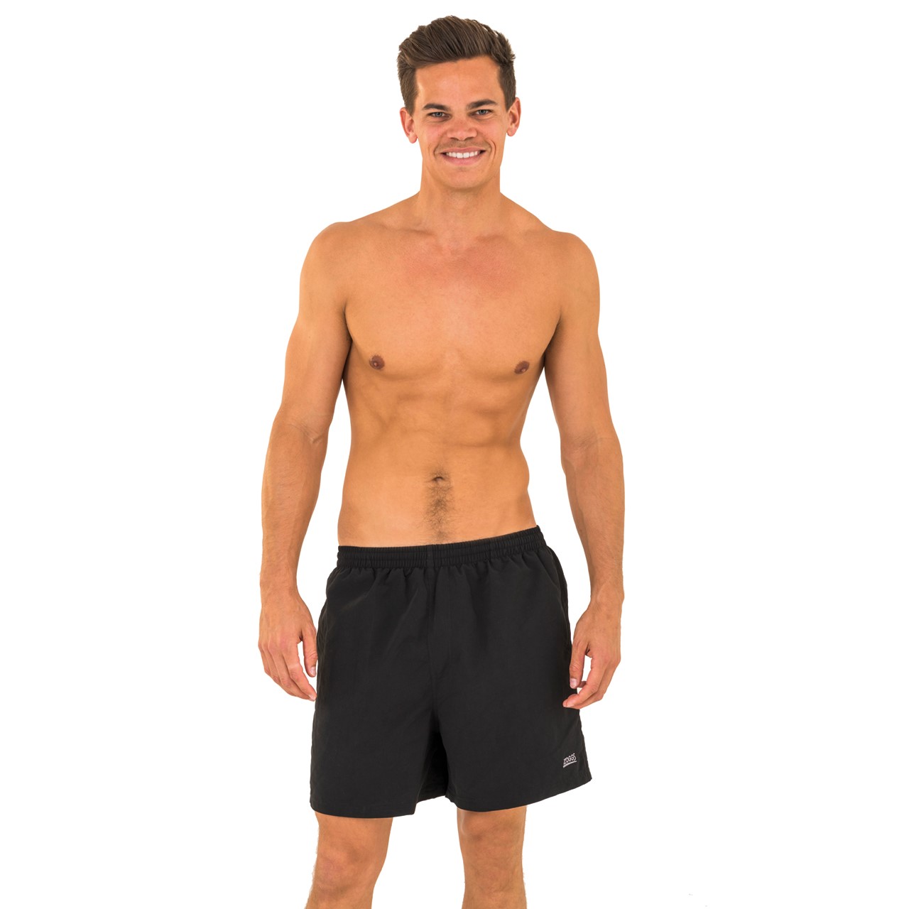 Zoggs Penrith Mens Swimming Shorts - Black | Sportitude