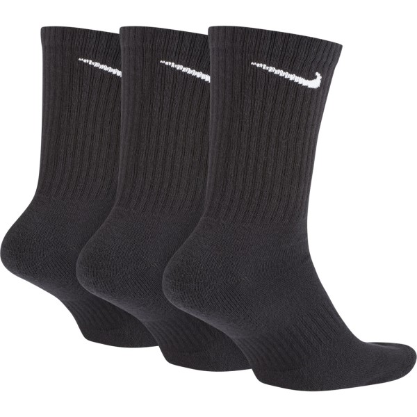 Nike Everyday Cushion Crew Training Socks - 3 Pack - Black | Sportitude