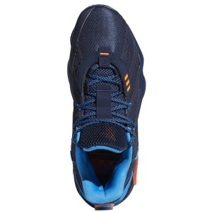 Adidas Dame 7 GCA - Mens Basketball Shoes - Team Navy Blue/Bright Blue/Team Solar Orange