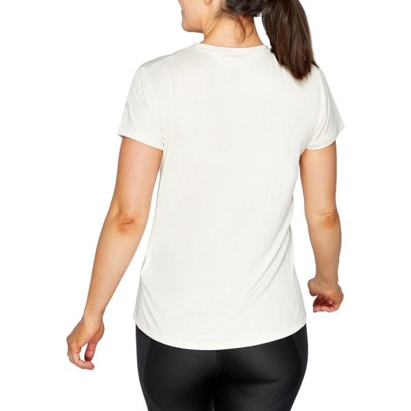 Asics Silver Womens Short Sleeve Running T-Shirt - Birch