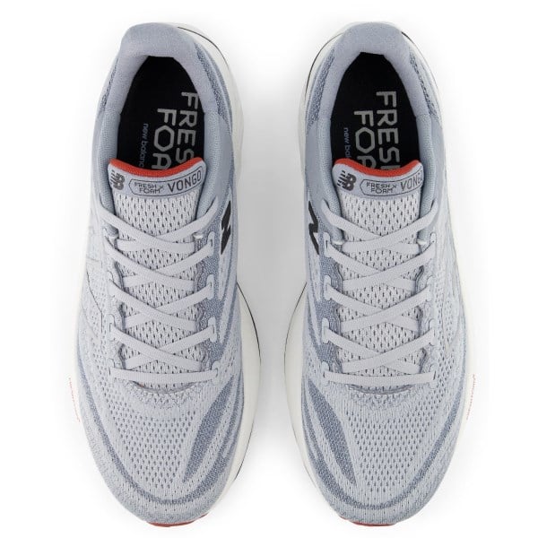 New Balance Fresh Foam X Vongo v6 - Mens Running Shoes - Aluminum Grey/Brick Red