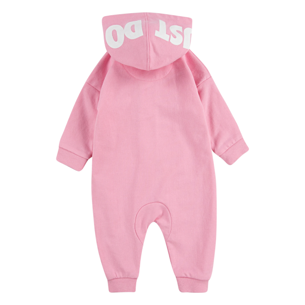 Nike Hooded French Terry Infant Coverall - Pink