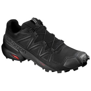 Salomon Speedcross 5 - Mens Trail Running Shoes - Black/Phantom