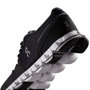 On Cloud - Mens Running Shoes - Black/White
