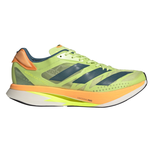 Adidas Adizero Adios Pro 2 - Mens Running Shoes - Pulse Lime/Real Real/Flash Orange