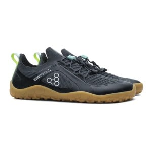 Vivobarefoot Primus Trail Knit FG - Mens Trail Running Shoes - Graphite/Gum