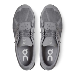 On Cloud Monochrome - Mens Running Shoes - Zinc