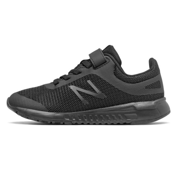New Balance 455 v2 Velcro - Kids Running Shoes - Triple Black