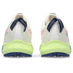 Asics Fuji Lite 4 - Womens Trail Running Shoes - Birch/Hot Pink