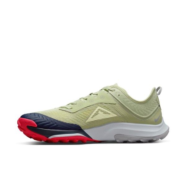 Nike Air Zoom Terra Kiger 8 - Mens Trail Running Shoes - Olive/Aura/Citron Tint/Light Bone