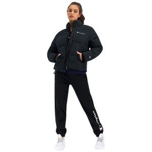 Champion Rochester Athletic Womens Puffer Jacket - Black
