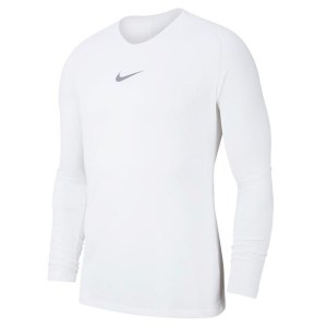 Nike Dri-Fit Park First Layer Kids Thermal Long Sleeve Top - White