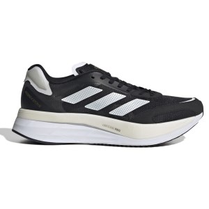 Adidas Adizero Boston 10 - Mens Running Shoes - Black/White/Gold Metallic