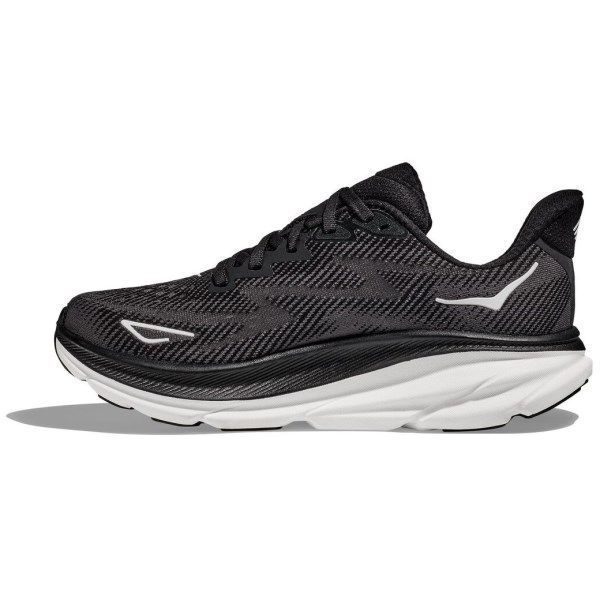 Hoka Clifton 9 - Womens Running Shoes - Black/White | Sportitude Running