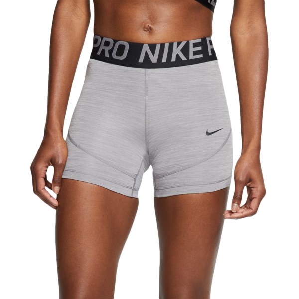 Nike Pro 5 Inch Womens Training Shorts - Gunsmoke/Heather/Black