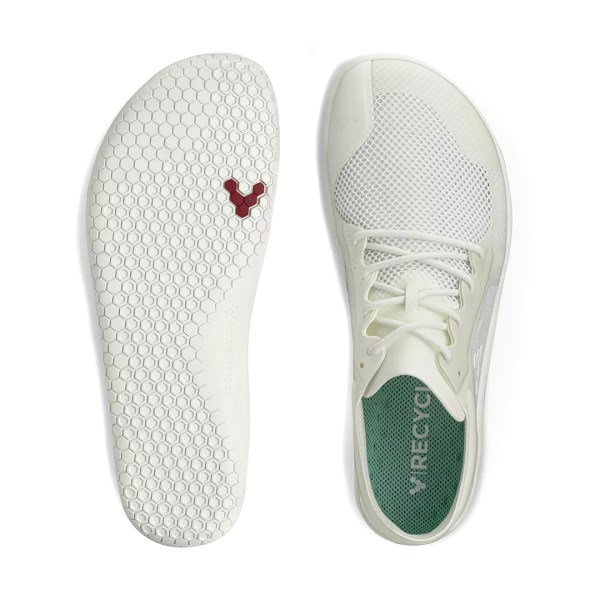Vivobarefoot Primus Lite II Recycled - Womens Running Shoes - Bright White
