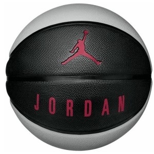 Jordan Playground Official Size 7 Outdoor Basketball - Black/Wolf Grey/Gym Red