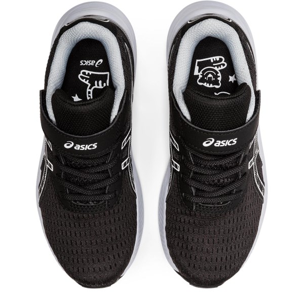 Asics Pre Excite 9 PS - Kids Running Shoes - Black/White